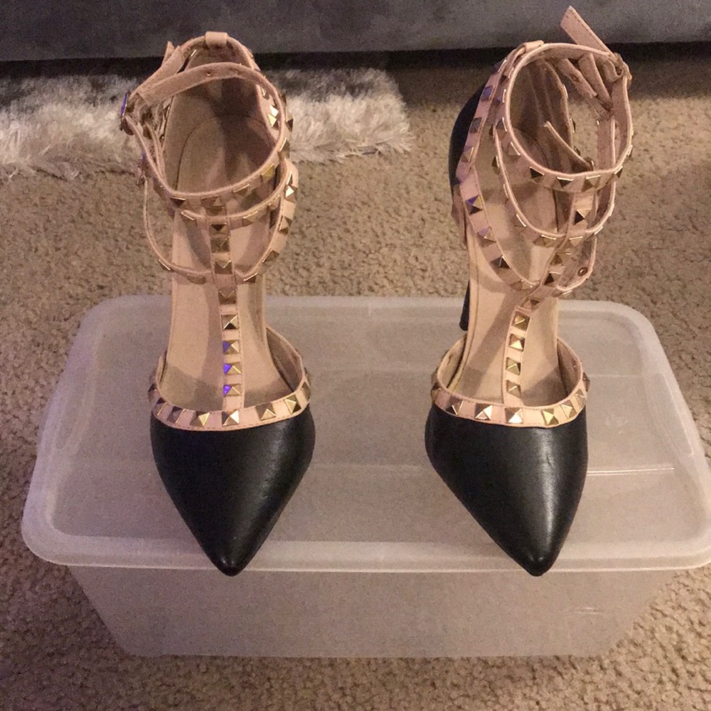 Studded stilettos